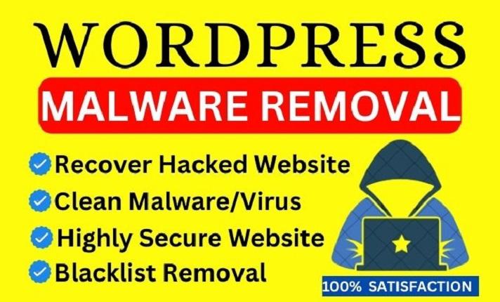I will WordPress malware removal, remove malware with WordPress security