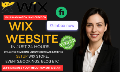 I Will Design, Develop or Redesign Your Business, Ecommerce Wix Website