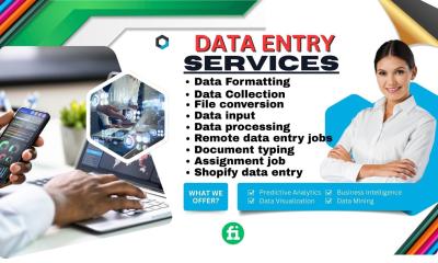 I will do Data Collection, Web Research, Copy Paste, and Data Typing