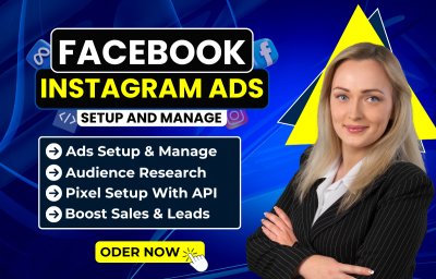 I Will Set Up High Converting Facebook Ads, Instagram Ads, Meta Ads, and Management