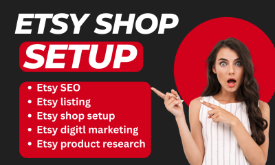 I will setup Etsy shop, Etsy digital product listing, Etsy SEO, Etsy product listing