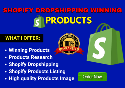 I will build a dropshipping store Shopify redesign and Shopify dropshipping store