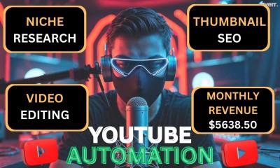 I will be your faceless video creator and set up a complete automation channel