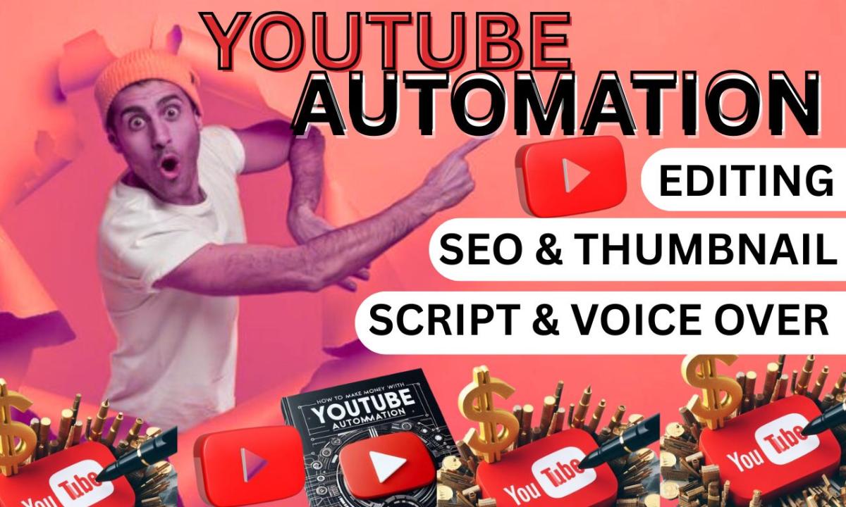 I will create Top 10 Cash Cow Faceless Videos and Cashcow YouTube Automation Channel