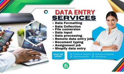 I will do Data Collection, Web Research, Copy Paste, and Data Typing