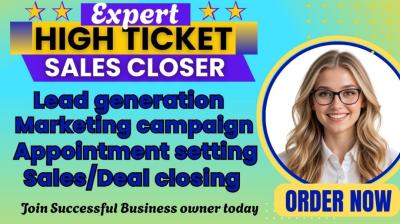 Sales Closer | Skilled Salesperson & Sales Agent | Cold Calling & Deal Closing Expert