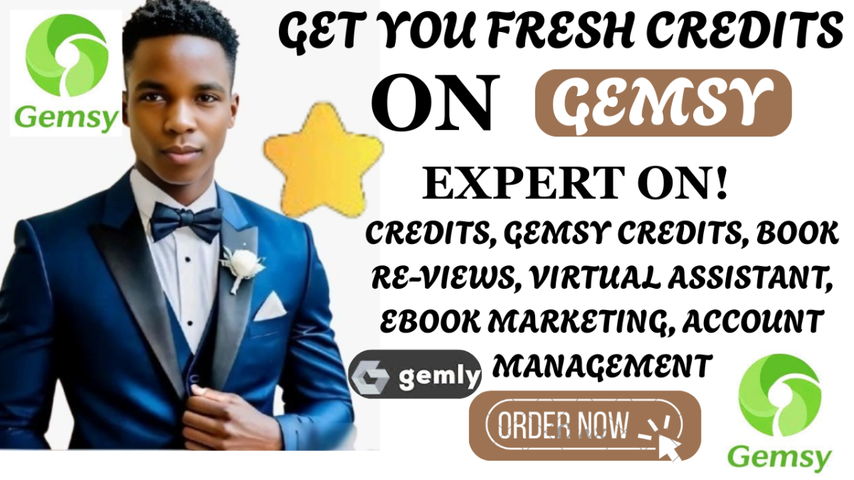 I will get you fresh credit on Gemsy