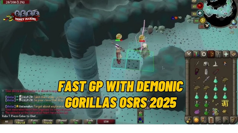 OSRS Demonic Gorillas Guide 2025: Fast GP with Simple Strategies