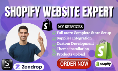 I Will Set Up Shopify Store Design, Shopify Redesign & Shopify Website Development