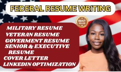 I will do professional federal resume writing service for USAJOBS, engineering resume