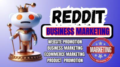 I will do Reddit Post Marketing Management for Crypto, AI Products, E-commerce Website