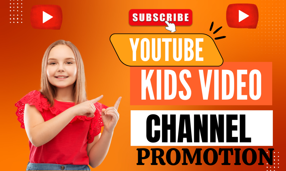 I will do USA kids and children music YouTube video promotion to boost channel growth