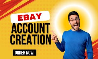 I will do eBay account creation, open eBay seller account, and eBay listing