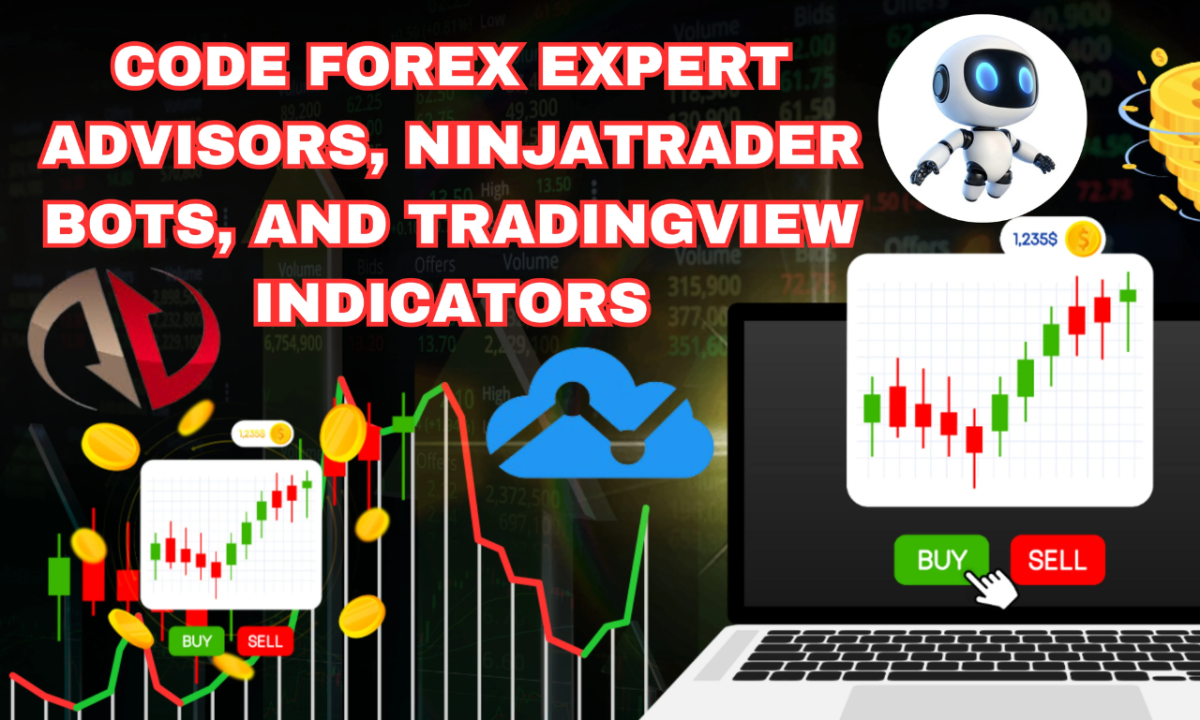 I will code forex expert advisors, ninjatrader bots, and tradingview indicators