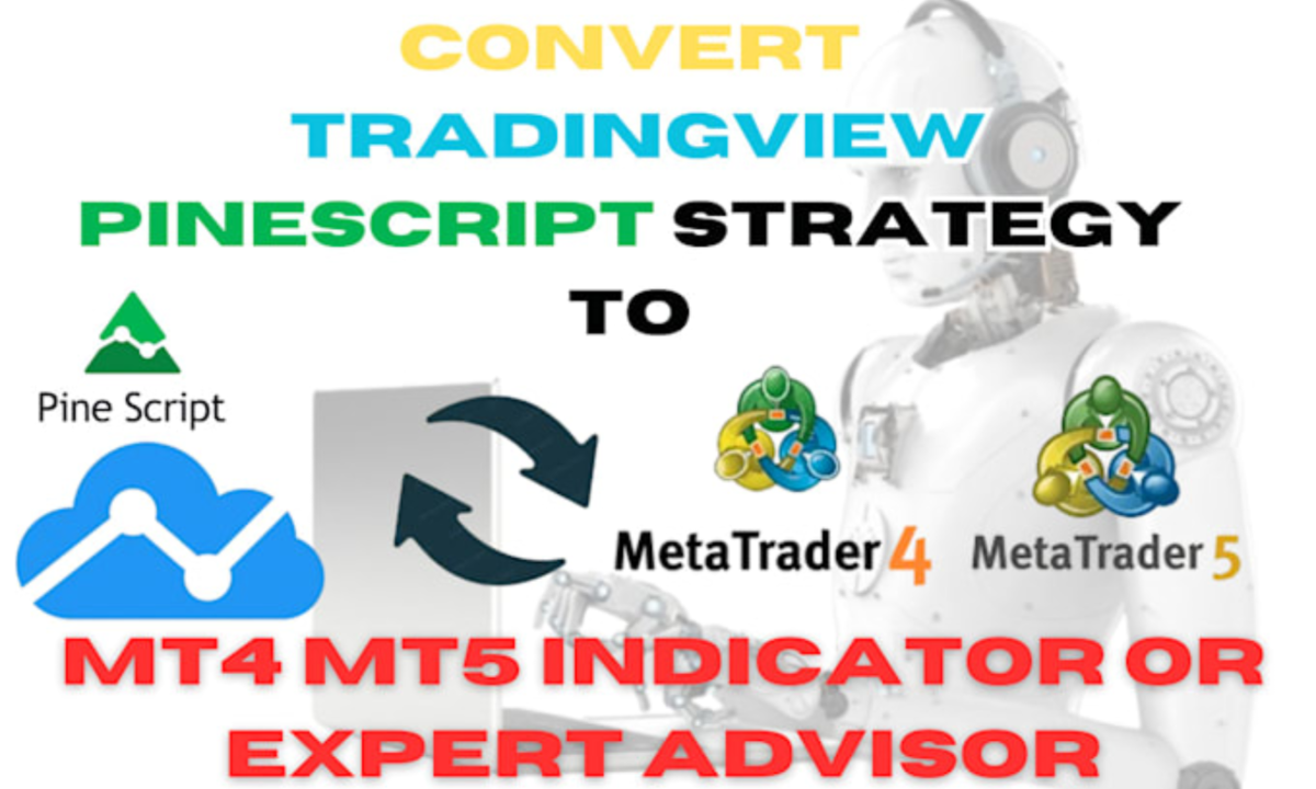 I will code TradingView PineScript strategy to MT4/MT5 indicator or Expert Advisor