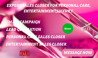 I will boost your sales with a top personal care, luxury and entertainment sales closer