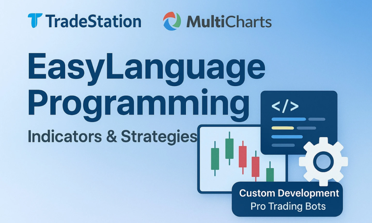 I will develop EasyLanguage indicators and strategies for TradeStation, MultiCharts