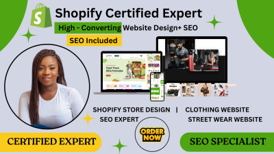 Build Shopify One Product Store for Any Niche | Custom Streetwear Website Development