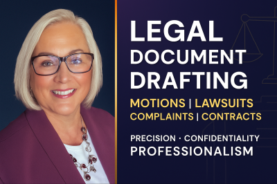 I Will Prepare Legal Motions, Lawsuits, Documents, and Complaints