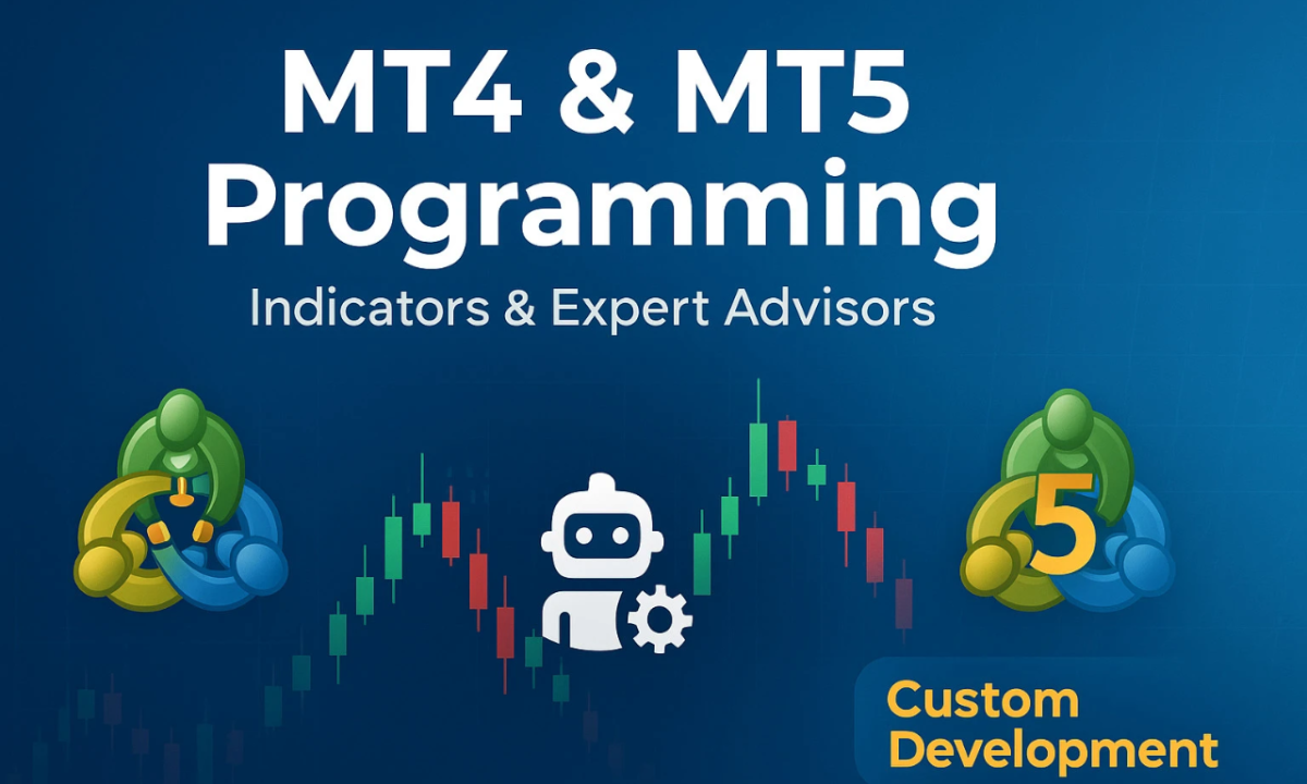 I will develop MT4 and MT5 indicators or Expert Advisors in MetaTrader