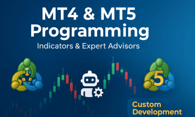 I will develop MT4 and MT5 indicators or Expert Advisors in MetaTrader