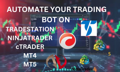 I will code automated trading bot on TradeStation, NinjaTrader, cTrader, Quantower, MT5