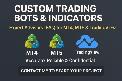 I will backtest custom indicators and EAs for TradingView, MT4, and MT5
