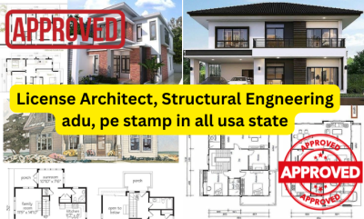 I will provide structural and architectural stamp for California, TN, RI for permit approval