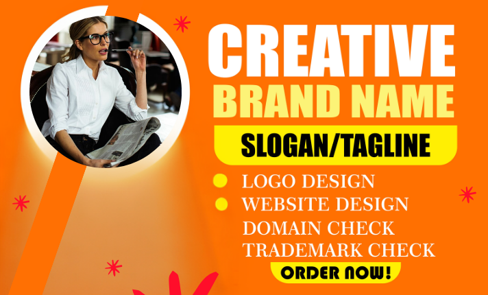 I Will Create a Catchy Brand Name, Logo Design, Web Design, Business Name, and Slogan