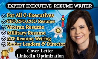 I will deliver a well professional executive resume writing service