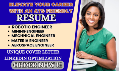 I will write a tailored engineering resume for mechanical and technical roles