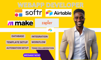 I will develop Softr Webapp, Softr Client Portal, Airtable Database & Automations