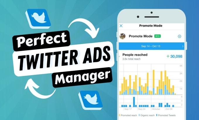 I will be your Twitter Manager, Twitter Promotion, Run Active Twitter Ads