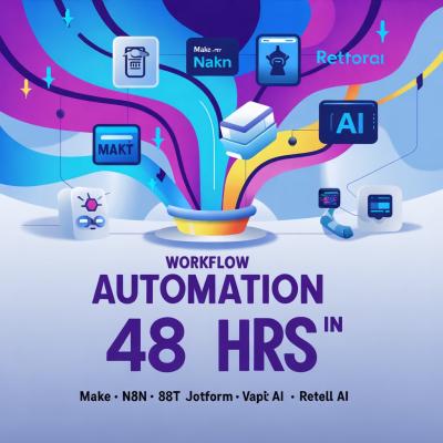 I will create workflow automations and AI agents using n8n