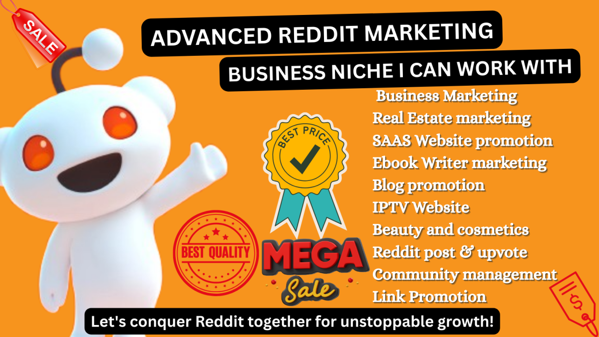 Do Reddit Post for Blog, Music App, E-commerce Website, Crypto Business, Product Link