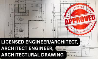 I will civil, structural engineering stamp, texas, florida, california, massachusetts