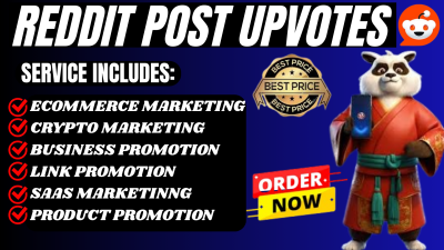 I will do Reddit post upvote for Business AI Website Ecommerce Crypto App SaaS Product