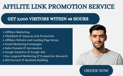 I will do ClickBank Affiliate Link Promotion, Affiliate Marketing & MLM Promotion