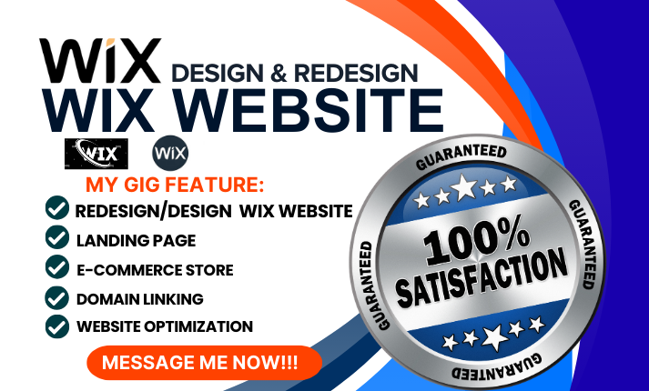 I Will Design or Redesign a Professional Wix Website or Wix Studio Website & Wix Ecommerce