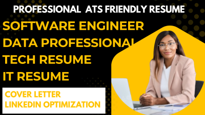 I will do resume for software engineer to get hired in tech firms