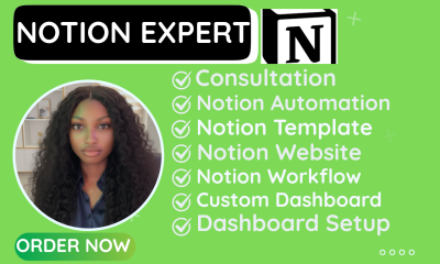 Build Notion Template | Notion Expert & Virtual Assistant Services