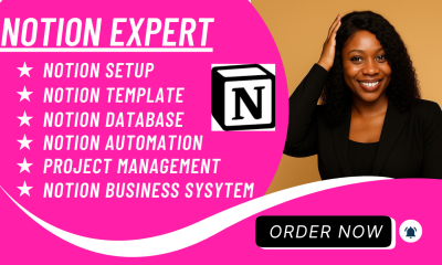 Notion Template & Notion Expert Automation