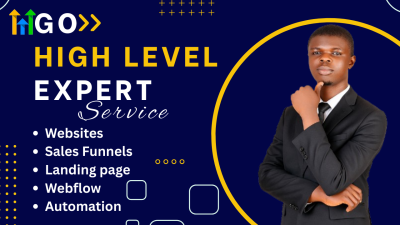 I will gohighlevel landing page gohighlevel sales funnel go high level website expert