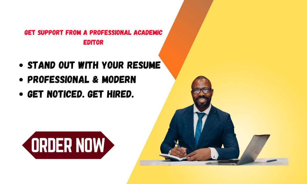 I Will Write and Design a Professional Resume and Cover Letter
