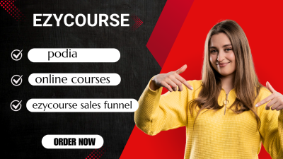Build Your Online Courses in EzyCourse, Podia & EzyCourse Sales Funnel