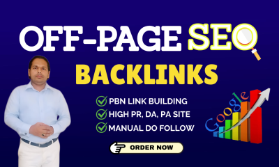 I will do SEO Backlinks DA and PA sites for Google Top Ranking