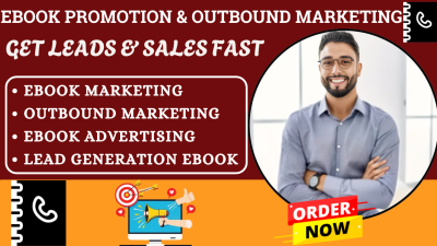 I Will Advertise, Market Your Ebook with Targeted Outbound Campaigns for Leads and Sales