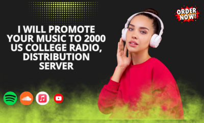 I will promote your music to 2000 US college radio, distribution server