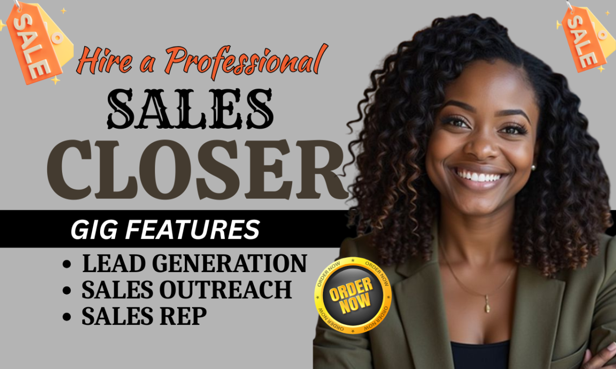 I will high ticket sales closer sales rep B2B specialist telemarketing VA
