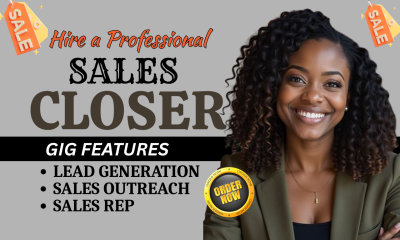 I will high ticket sales closer sales rep B2B specialist telemarketing VA